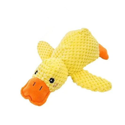 Soft Plush Squeaky Duck Dog Toy for Chewing, Comfort and Play